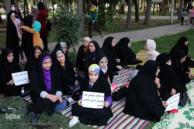 اجتماع بزرگ حافظان حریم خانواده در پارک شیخ شهاب الدین اهری