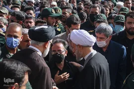 مراسم تشییع پیکر مطهر شهدای امنیت در شیراز‎‎