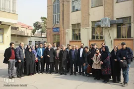 بازدید گروه تهرانگردی از دبیرستان هدایت (اولین تماشاخانه تهران)