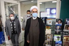 بازدید ‎⁨حجت‌الاسلام و المسلمین محمدرضا مبلغی، رئیس فراکسیون امر به معروف و نهی از منکر مجلس شورای اسلامی از ایکنا