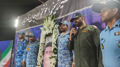 تشییع پیکر شهید «احمد رضایی کمال‌آباد» در نایین