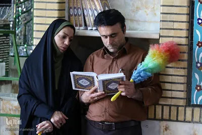 آیین معنوی جزء خوانی قرآن کریم در آستان مقدس امامزاده حسن(ع) کرج