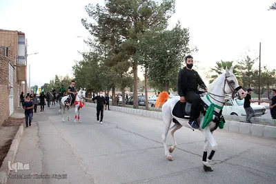 کاروان عزاداری محرم شهر شاهدیه یزد