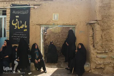 آئین سنتی«علَم‌کشان» در روستای انجدان - اراک/عکاس:زهرا بهرامی