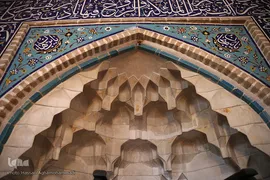 محراب شبستان چهل‌ستون مسجد جامع(عتیق) ۱۰۰۰ساله تهران