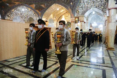 ۷ شهید گمنام میزبان اقامه عزا به مناسبت رحلت حضرت معصومه(س)