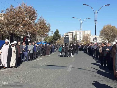 مراسم عزاداری خیابانی شهادت حضرت زهرا(س) در اهر