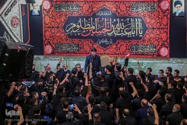 حسینیه ایران؛ آیین طشت‌گذاری در حسینیه امام حسن(ع)