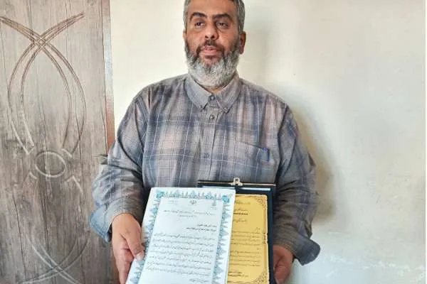 تجلیل از حامدفکوری، خبرنگار خبرگزاری بین‌المللی قرآن 
