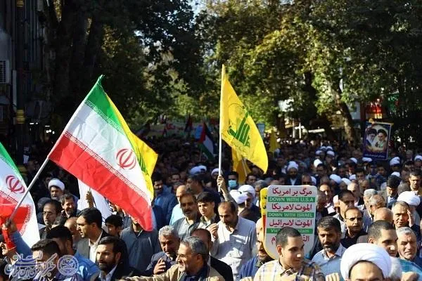 راهپیمایی ضد صهیونیستی مردم شهرستان ساری