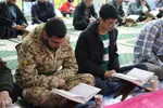 کرسی تلاوت قرآن به مناسبت دهه فجر در شهر سامن