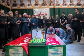 حضور خادمان بارگاه امام علی بن موسی الرضا در معراج الشهدا سپاه