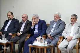 دیدار رئیس‌جمهور و اعضای هیئت دولت با رهبر معظم انقلاب