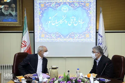 حمیدرضا طیبی، رییس جهاد دانشگاهی و محسن حاجی میرزایی، وزیر آموزش و پرورش