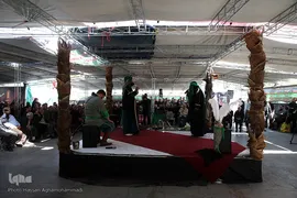 تعزیه در سبزه میدان بازار تهران