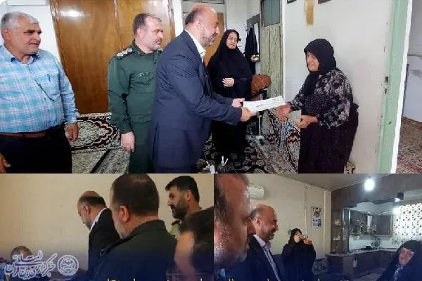 رزمایش سراسری دیدار و تکریم خانواده شهدا در نکا برگزار شد