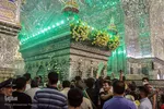 گل آرایی و گل باران مضجع شریف حضرت شاهچراغ(ع)‎‎