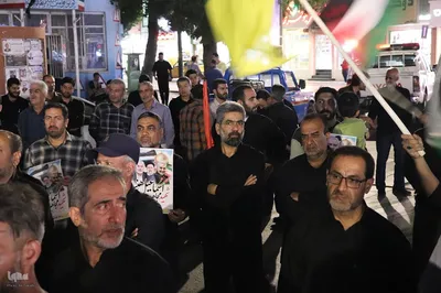 تجمع مردم انقلابی ملایر در محکومیت جنایت رژیم خبیث صهیونیستی‎
