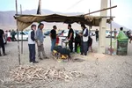 پذیرایی موکب روستایی سنگ‌سفید شازند از زائران حسینی