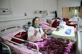 جشن نیمه شعبان در کنار بیماران کرونایی