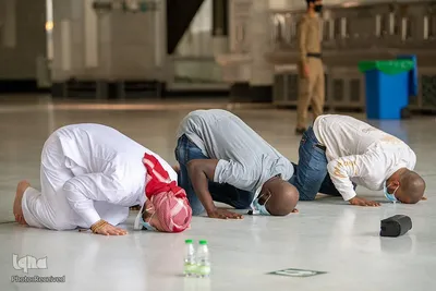 طواف وداع حجاج بیت االله الحرام در آخرین روز حج تمتع ۱۴۴۱