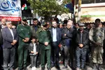 راهپیمایی روز ۱۳ آبان در شهرستان اهر