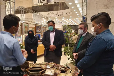 بازدید اعضای شورای اسلامی شهر شیراز از نمایشگاه‎‎