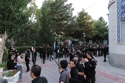 عژاداری تاسوعای حسینی با حضور رئیس جمهور در تبریز