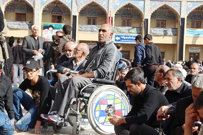 سوگواري «جاماندگان از اربعين» در حرم شاهچراغ(ع)