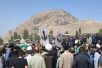 تشییع باشکوه پیکر شهدای ارتش حمله متجاوزانه رژیم صهیونی در خرم‌آباد