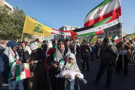 راهپیمایی مردم ایران در حمایت از مردم غزه