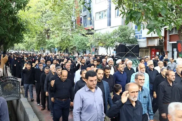 راهپیمایی و محکومیت اهانت‌های کشور سوئد به ساحت مقدس قرآن کریم در ساری