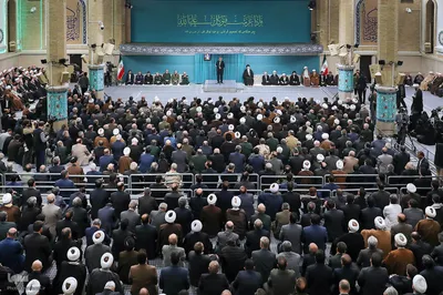 دیدار رهبر معظم انقلاب با کارگزاران نظام