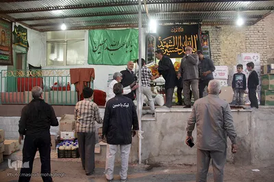 عزام موكب مردمي لبيك يا حسين(ع) سمنان براي خدمت رساني به زائران اربعين
