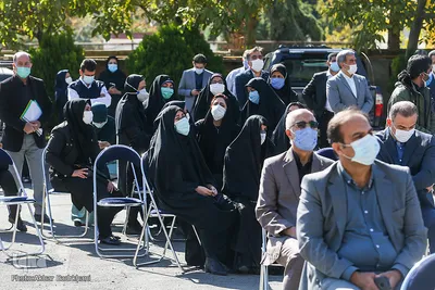 وداع با پیکر شهید مدافع سلامت، دکتر محمد زارع جوشقانی