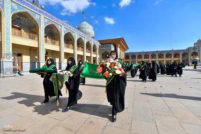 آئین غبارروبی ضریح مطهر حضرت شاهچراغ (ع)