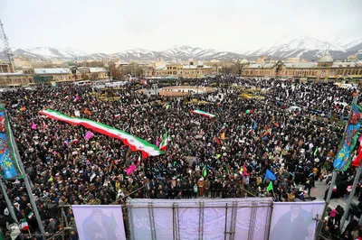 راهپیمایی ۲۲ بهمن در همدان
