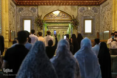 میلاد امام رضا در حرم شاهچراغ(ع)