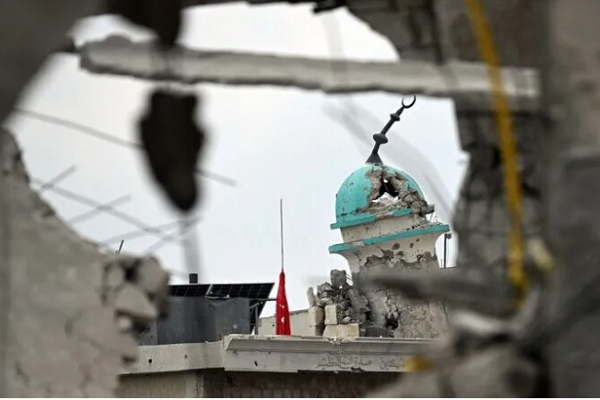 Destruction resulting from Israeli attacks in Gaza