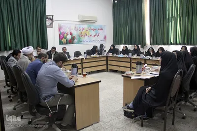 نشست خبري مديركل اوقاف و امور خيريه ـ سمنان 