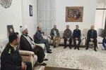 دیدار هیئت رئیسه فرمانده انتظامی لرستان با خانواده شهید «کسری رحمتی»