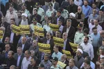 تجمع مردم سمنان در محکومیت جنایت اسرائیل در غزه‎