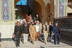 İmam Əlinin (ə) hərəmində Ərbəin zəvvarlarına yer ayrıldı - Foto