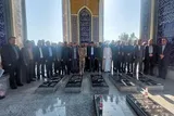 ادای احترام جهادگران جهاددانشگاهی به مقام شامخ شهدای جزیره بوموسی