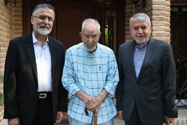 وزیر میراث فرهنگی به دیدار «محمدعلی موحد» رفت