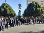 مراسم عزاداری خیابانی شهادت حضرت زهرا(س) در اهر