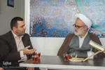 بازدید مسئول دفتر نمایندگی ولی‌فقیه در سپاه روح‌الله استان از ایکنا مرکزی/عکاس:زهرا بهرامی