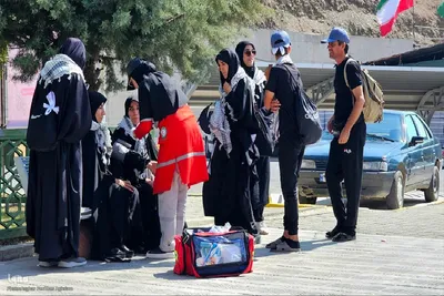 خدمات‌رسانی نیروهای هلال احمر آذربایجان غربی در مرز تمرچین‎