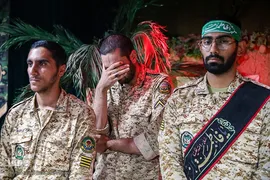 وداع با پیکر شهید «آرمان علی‌وردی» در معراج شهدای تهران