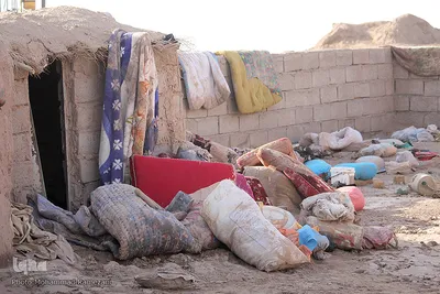 تخریب روستاهای خراسان جنوبی بر اثر سیل